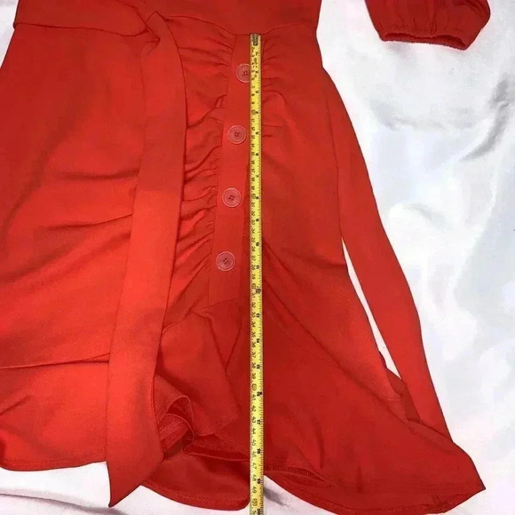 Women's SOMI & JO 3/4 Sleeve Fit + Flare Dress, round neck back zip up size S - Picture 9 of 9